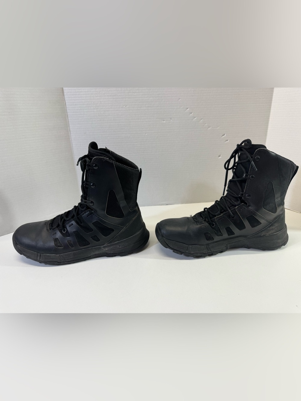 Danner Tactical Black Lace-Up Boots slip resistant high top men 10.5 work boots